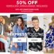 50% off tops, shirts & dresses | Express